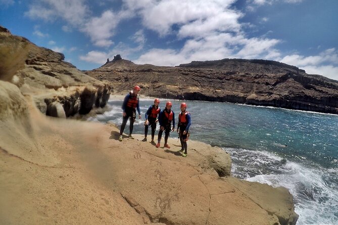 Coastering in Gran Canaria (Aquatic Route in the ocean cliffs) - Start at Playa Medio Almudes, Then Gear Up for the Ocean