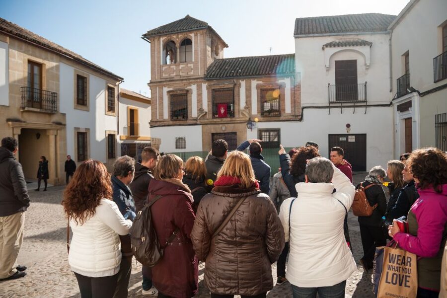 Cordoba: Jewish Quarter and Mosque-Cathedral Guided Tour - The Mosque-Cathedral stop: why the building still confuses people
