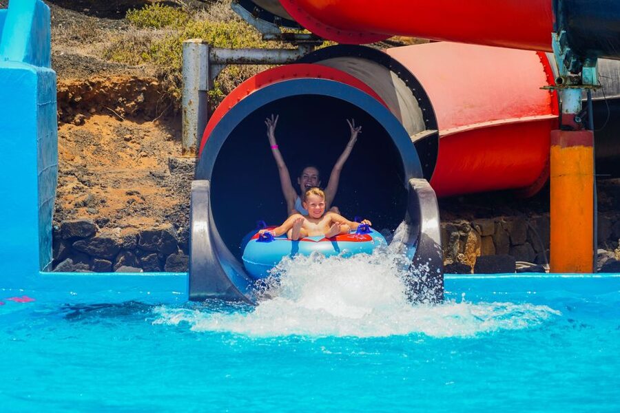 Corralejo: Acua Water Park Entry Ticket - Kids areas, teen fun, and adult-friendly moments