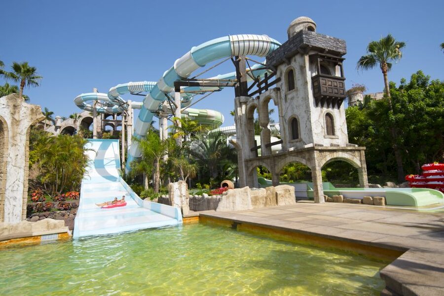Costa Adeje: Aqualand Water Park Ticket with Dolphin Show - Entering through the main ticket desk, then getting organized fast