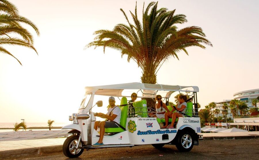 Costa Adeje: Secret Volcano Tuk Tuk Tour - The best viewpoint moment: seeing Costa Adeje, Las Américas, and beyond