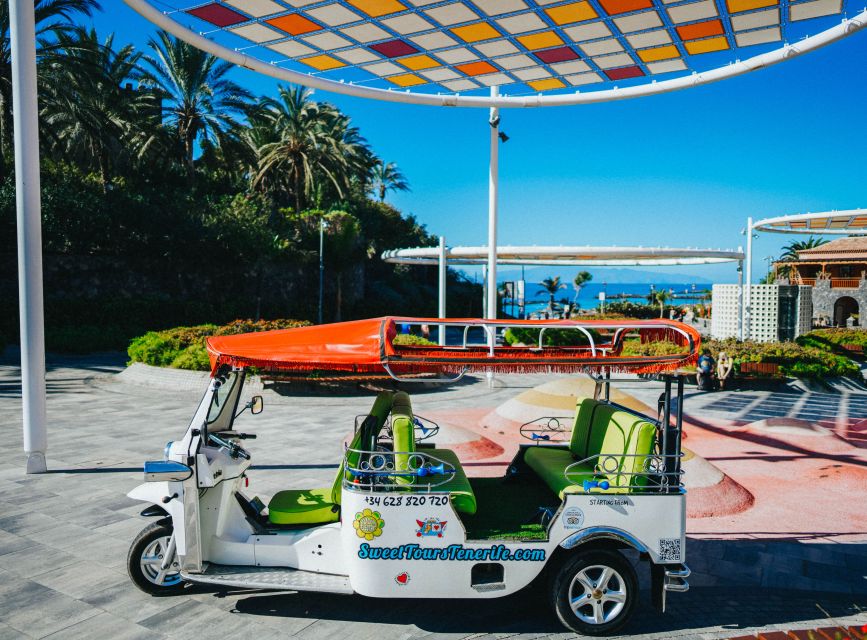 Costa Adeje: Secret Volcano Tuk Tuk Tour - Getting oriented at the start: Hotel Best Jacaranda and the quick lift-off