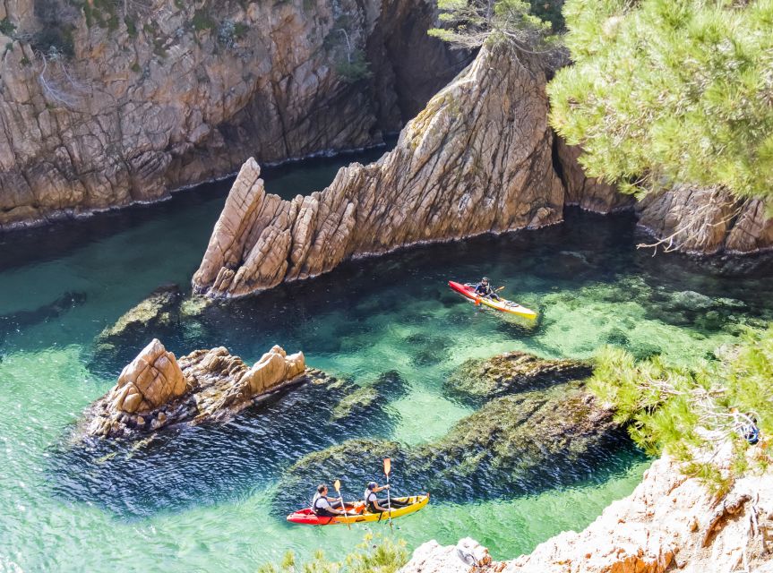 Costa Brava: Sea Caves Kayaking and Snorkeling Tour - Meeting point and what happens before you touch the water