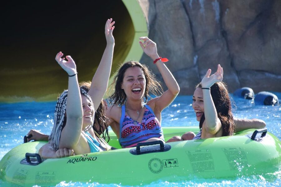 Costa Dorada: Aquopolis Entry Ticket - Boomerang’s 16-Meter Drop: The Doughnut-Ring Slide Moment