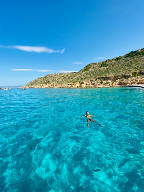 El Arenal: Private Mallorca Boat Rental (No License Needed) - Cala Blava Marine Reserve: your first swim-and-breathe moment