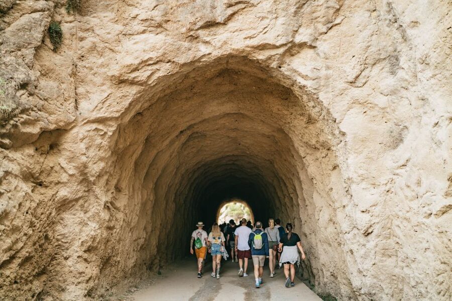 El Chorro: Caminito del Rey Guided Tour with Shuttle Bus - End at the south entrance, then a well-earned breather