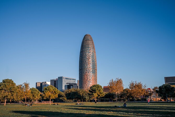 Entrance to the Mirador Torre Glories Barcelona - Stop 1: Urban ecosystems, art, science, and real-time city data