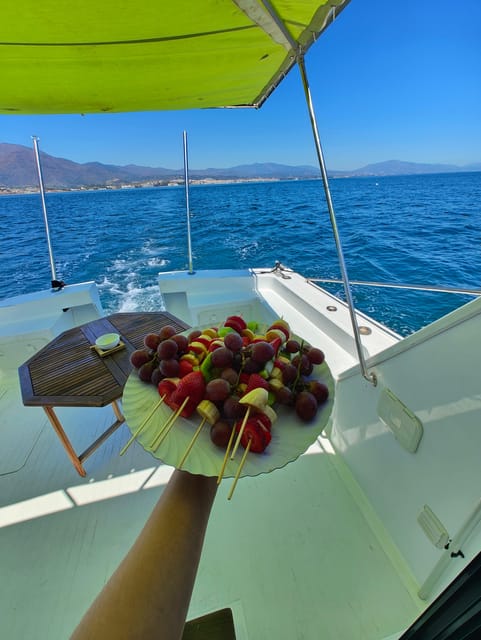 Estepona: Dolphins Searching Sea Cruise with Drink & Snacks - Snacks and one drink included: how it affects real value