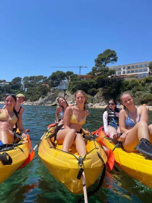 From Barcelona: Costa Brava Kayak & Snorkel Tour with Picnic - Costa Brava by kayak, with snorkeling and a real beach break