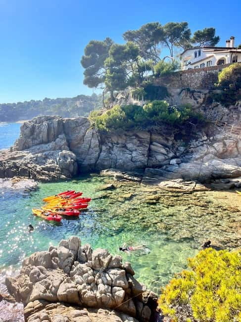 From Barcelona: Costa Brava Kayak & Snorkel Tour with Picnic - Meeting at Kulas Bar and the bus ride to Platja d’Aro