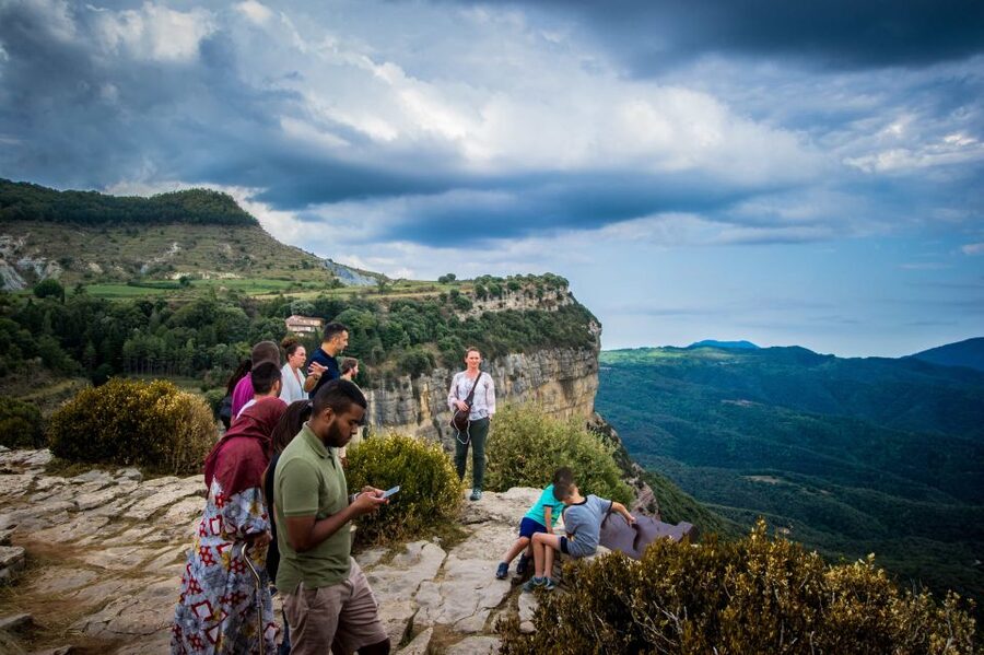 From Barcelona: Medieval Villages Day Tour - The drive back to Barcelona: forests, UNESCO park vibes, and one last look