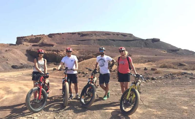 From Corralejo: Fuerteventura Guided E-Bike/E-scooter Tour - Fat tires on sand, then Pop Corn beach and the Corralejo return