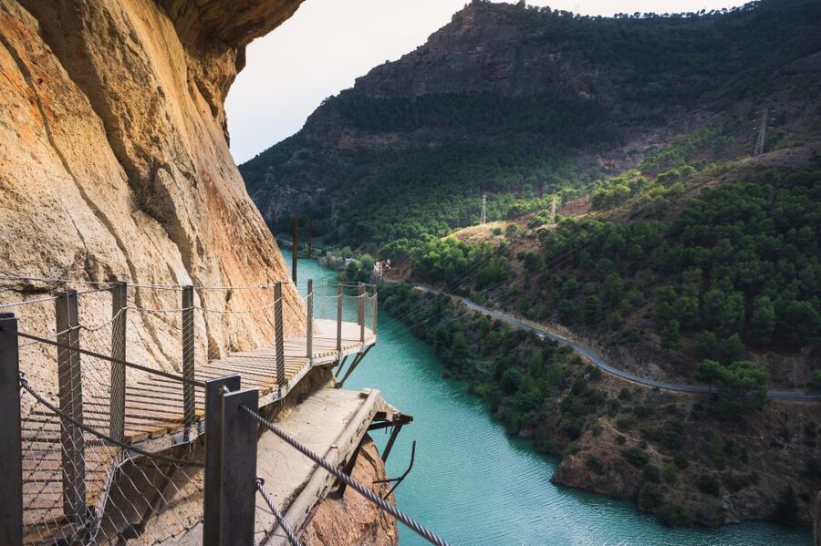 From Costa del Sol: Caminito del Rey Day Trip - The walk itself in Los Gaitanes Gorge, distance and how it feels at 100m