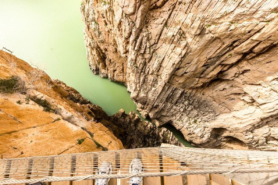 From Costa del Sol & Malaga: Caminito del Rey Guided Tour - The high walkway over the Guadalhorce River: what it’s like step by step