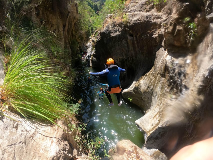 From Estepona: Guadalmina River Guided Canyoning Adventure - The 3-hour flow at Parque Torre Leonera