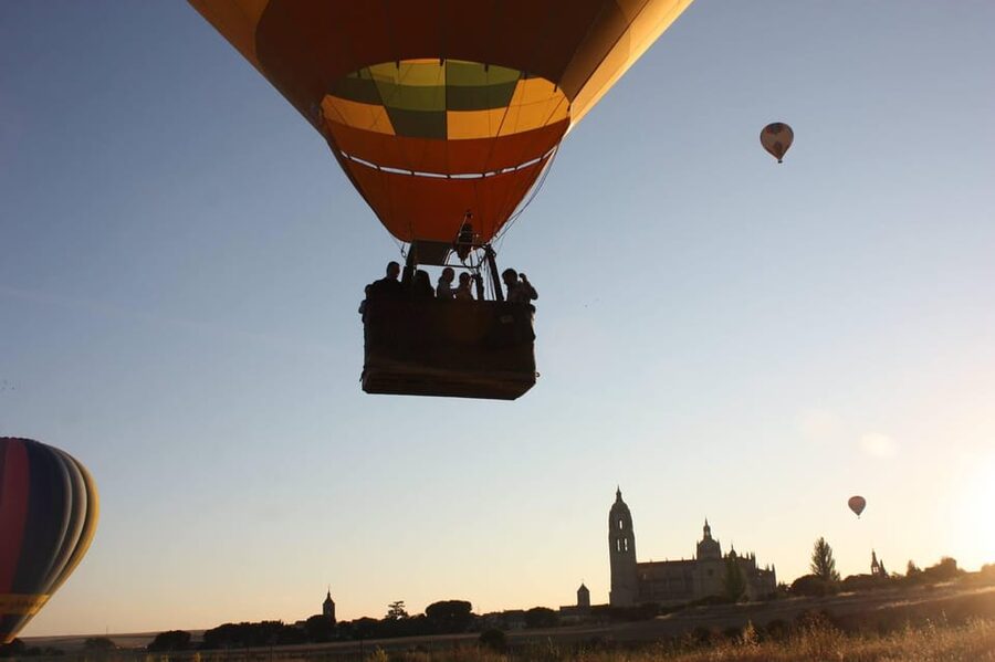 From Madrid: Hot Air Balloon over Segovia with Transfer - One Hour Floating Over Segovia, With the Alcázar and Roman Aqueduct in View