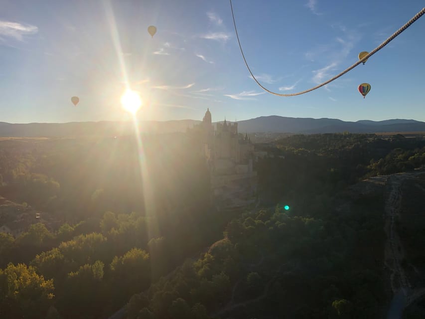 From Madrid: Hot Air Balloon over Segovia with Transfer - After Landing: Cava Toast, Spanish Breakfast, and the Field Picnic Moment