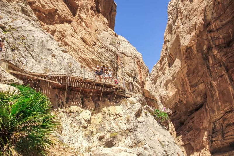 From Málaga: Caminito del Rey Day Trip & Guided Tour - Entering the Caminito del Rey, built for safety and still thrilling