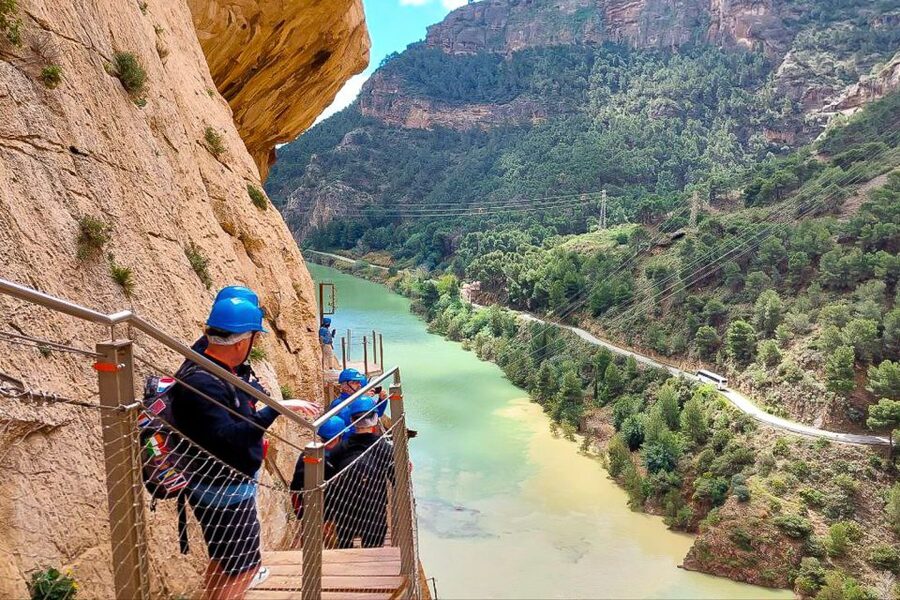 From Málaga: Caminito del Rey Guided Day Trip - Gaitanes Gorge views, breaks, and where the stairs show up