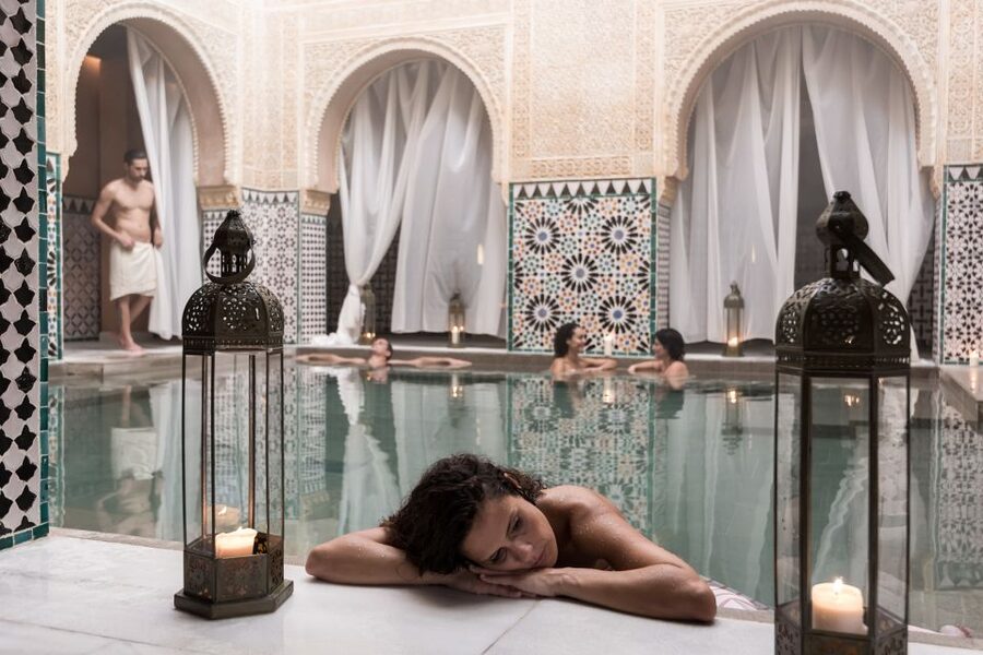 From Malaga: Hammam Bath, Kessa and Relaxing Massage Tour - Your bath house loop: cold, warm, hot, and steam room time