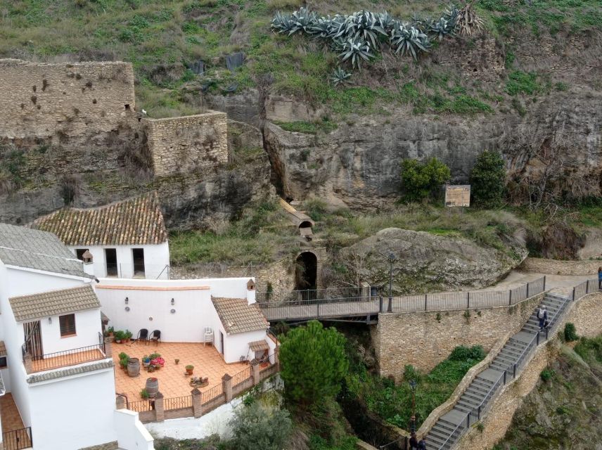 From Málaga: Ronda+Setenil de las Bodegas with Little Train - Setenil de las Bodegas under the rocks, plus the little train ride