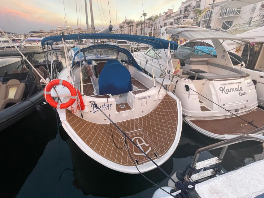 From Marbella: Private and Group Sailboat Cruise & Drinks - The optional 30-minute jet ski upgrade: who should add it