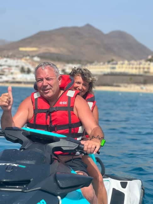 From Morro Jable: Jet Ski Adventure Tour (without license) - The safety briefing and the no-license learning curve