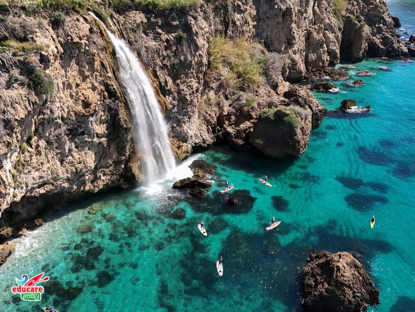 From Nerja: Guided Paddle Surf Cliffs and Maro Waterfall - Where the tour starts at Nerja Playa Burriana