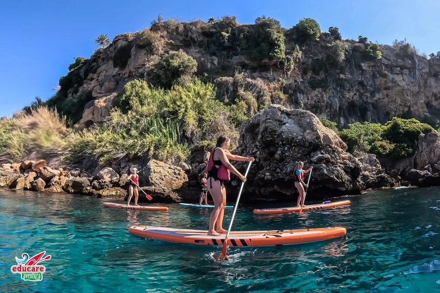 From Nerja: Guided Paddle Surf Cliffs and Maro Waterfall - Acantilado caves: board exploration plus underwater sightseeing