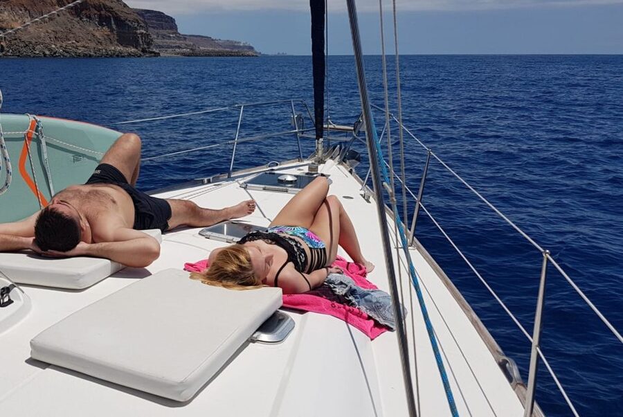 From Puerto de Mogán: Sailboat Trip with Food and Drinks - A Four-Hour Sail Under Real Sailboat Vibes