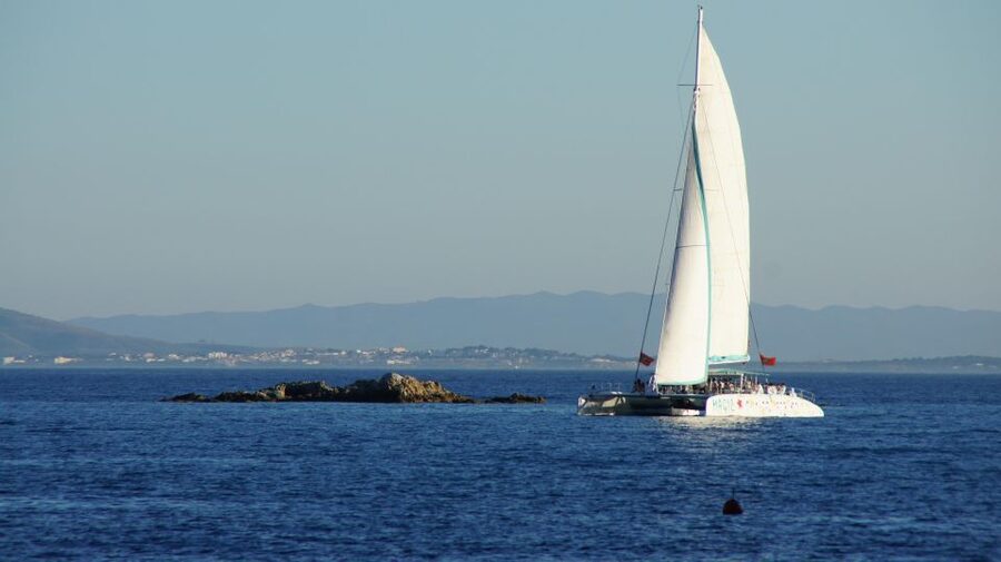 From Roses: Sunset Catamaran Cruise - Where to Meet: Hotel Rambla mar Pier in the Center of Roses