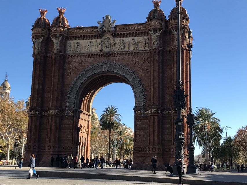 From Salou: Full Day Barcelona Panoramic Tour with Free Time - Arc de Triomph and the Olympic Scenery: The Bus Route That Gives Context