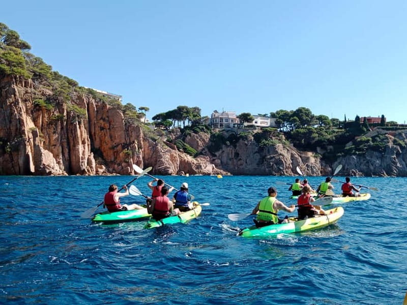 From Sant Feliu de Guíxols: Kayak and Snorkel in Costa Brava - The 2-Hour Flow: From Meeting Point to Back to Shore