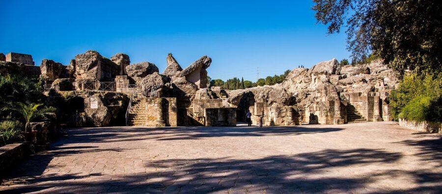 From Seville: Italica Roman City Tour - The Santiponce Roman Theater: Partially Reconstructed, Still Worth It