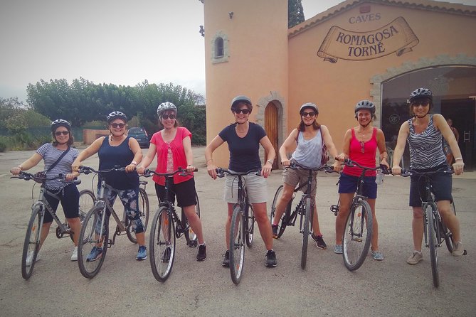 From Sitges: Bike Tour and Winery Visit with Free Hotel Pick Up. - The Heart Stop: Caves Romagosa Torne and Montse’s Cellar Tour