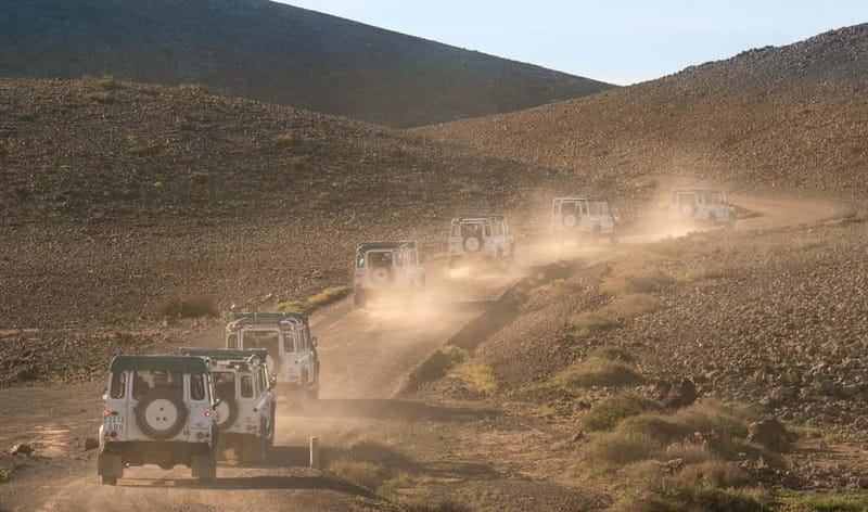 Fuerteventura: Cofete Beach Jeep Safari - Meeting up with Discovery jeeps in Costa Calma, Esquinzo, and Jandia