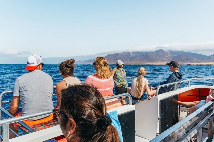 Fuerteventura: Glass Bottom Boat Cruise with Lunch & Drinks - Your sea stop is the fun part, snorkeling, kayaking, paddle surf, waterslide