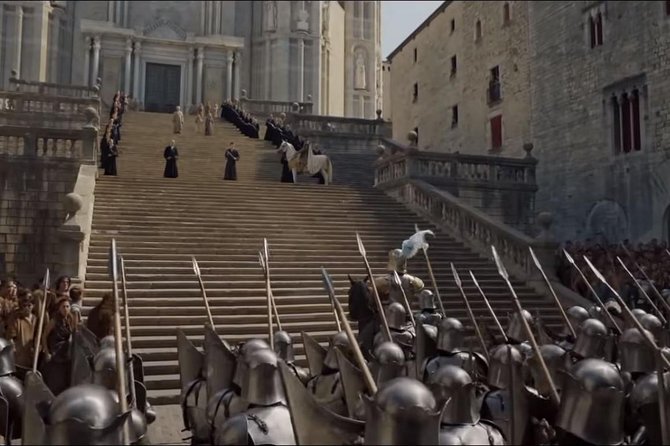 Game Of Thrones Walking Tour in Girona - Sant Martí Sacosta and the Pujada de Sant Domenech stair moment
