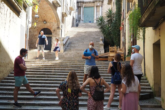 Girona History, Legends, and Food Walking Tour with food tasting - Girona Cathedral and Sant Feliu: outside views with inside-level meaning