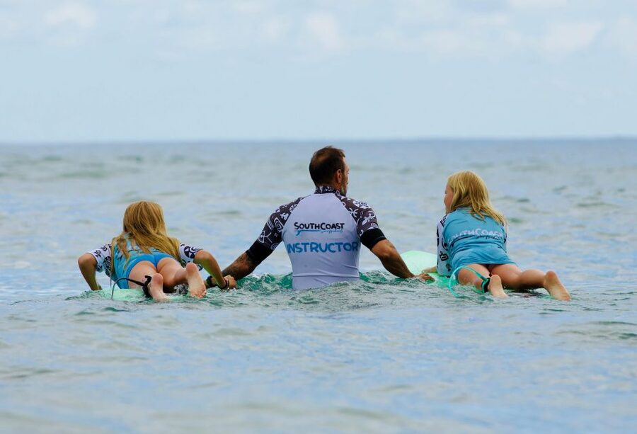 Gran Canaria Maspalomas: Surf lessons all levels - Where to meet: SouthCoast surfschool flags by the beach bar