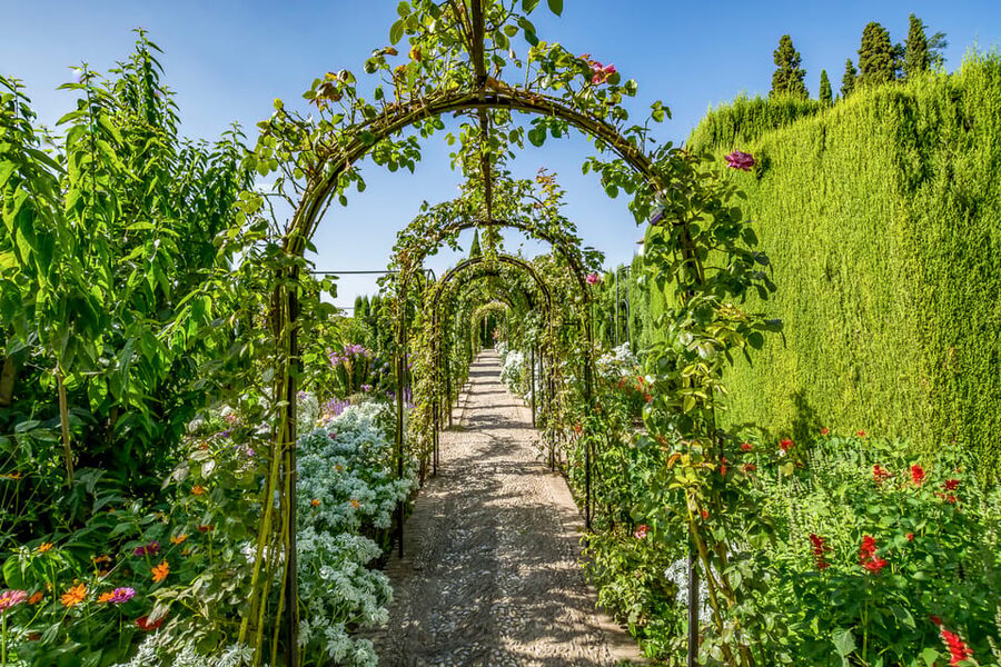 Granada: Alhambra Gardens and Generalife Ticket - Alcazaba Walk: Military Turrets and Fortified Sand-Colored Views