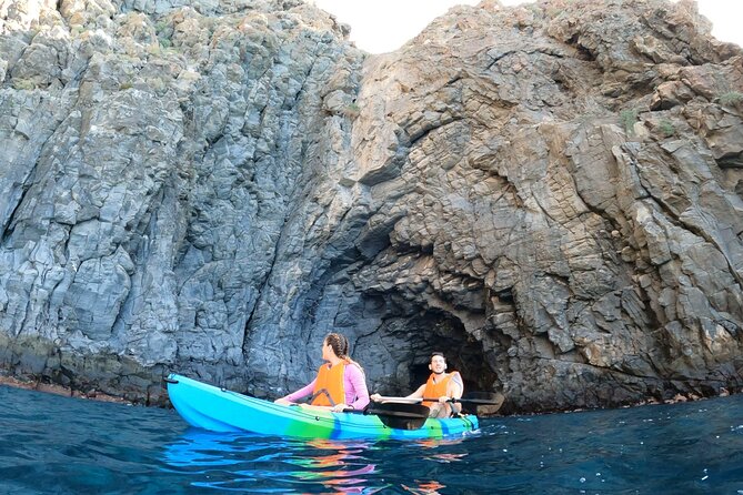 Guided Kayak Tour From Los Cristianos Beach Tenerife - Cueva del Palma and the Guaza mountain views you came for