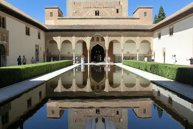 Guided tour of Alhambra and Generalife with Nasrid Palaces - Palacio del Partal: water, reflections, and Torre de las Damas