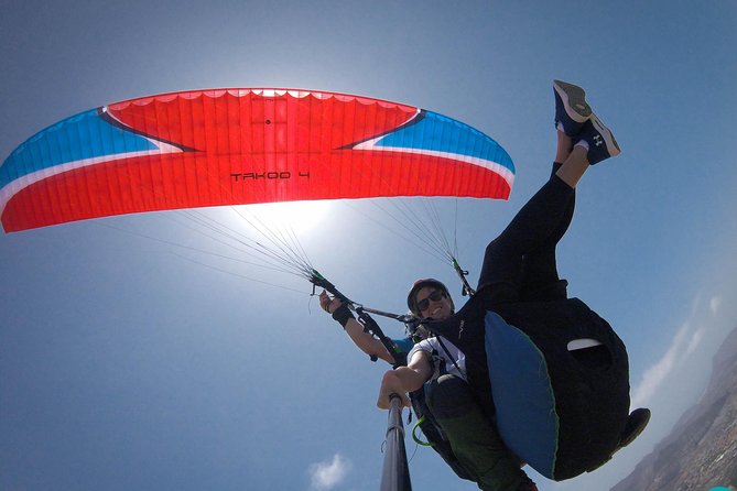 High Performance Paragliding Tandem Flight in Tenerife South - What you’ll see from above Costa Adeje and the south coast