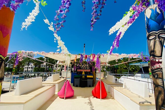 Ibiza Beach Hopping Cruise with Paddleboards, Drinks and Food 6h - The big swim stop: snorkeling, paddleboards, floats, and safety