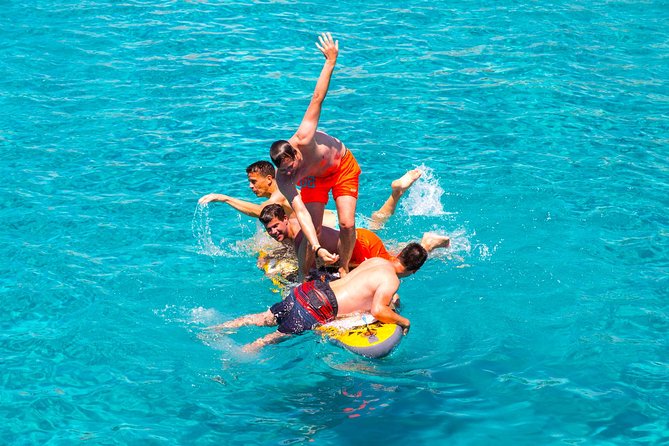 Ibiza Beach Hopping Cruise with Paddleboards, Drinks and Food 6h - Boat layout and why the 50% cap matters