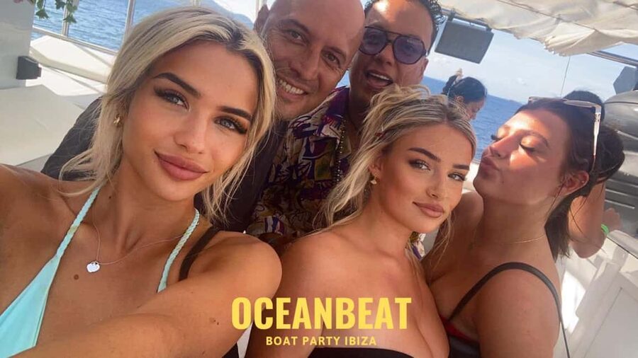 Ibiza: Ocean Club Boat Party with Premium Drinks, Food, & DJ - VIP, Beds, and Wristbands: Choosing Your Best Viewing Spot