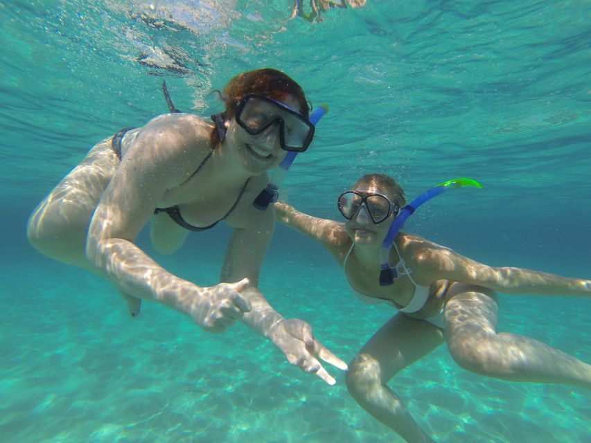 Ibiza: Snorkeling and SUP Paddle, Beach and Cave Boat Tour - Cala Comte: your first big chance to swim and paddle