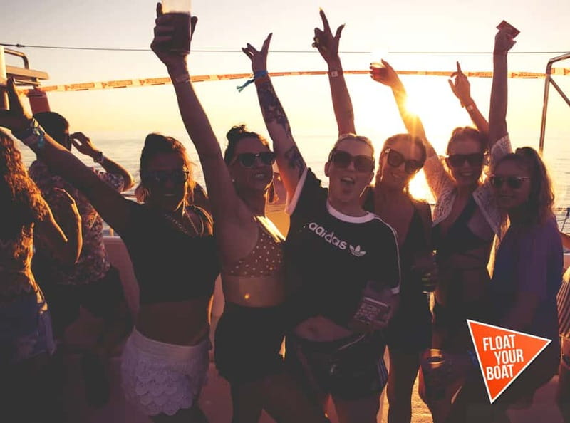 Ibiza: Sunset Boat Party Cruise with DJs with 2 Clubs - The DJ System and Dance Floor Setup