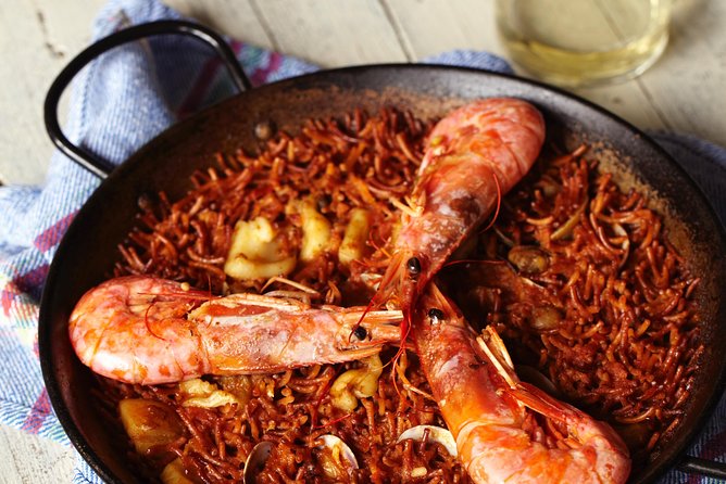 Interactive Paella & Market: Bottomless Wine & Rambla Views - What you get to take home: tools and recipe PDFs